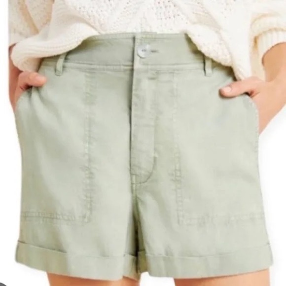Anthro sage green shorts - Picture 1 of 6
